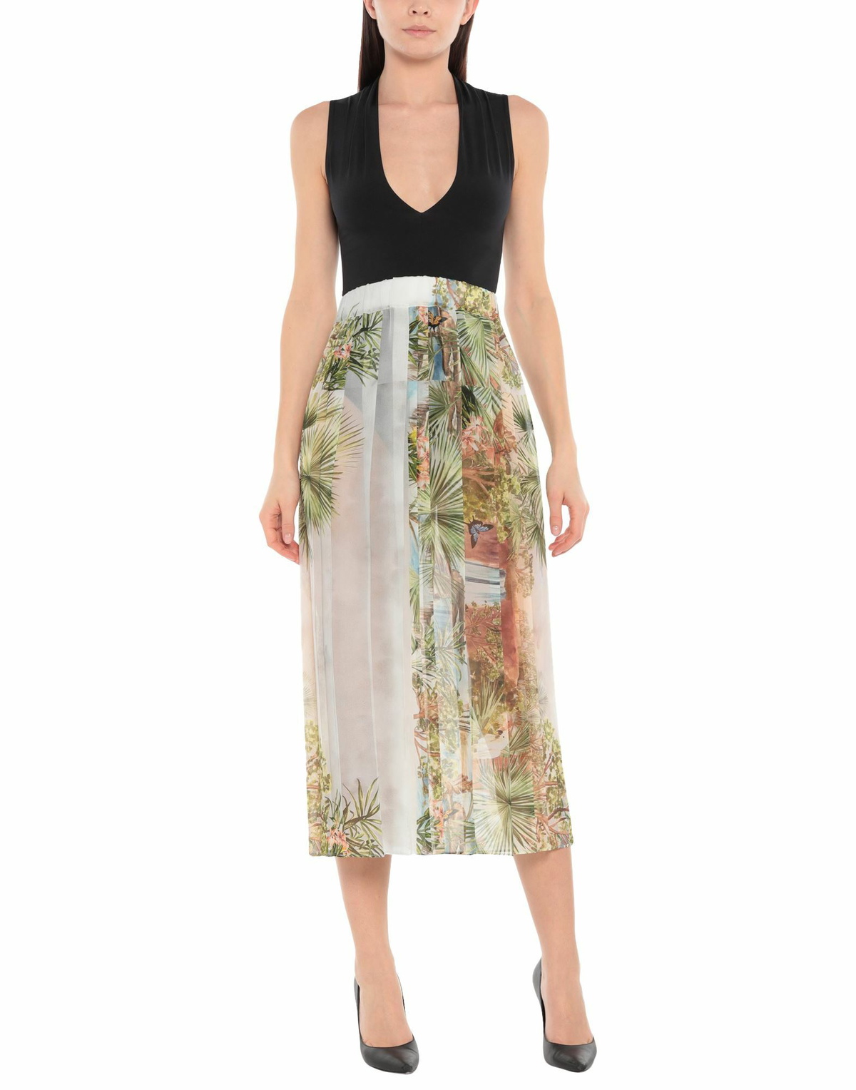 Altea Womens Midi skirt Light in Green