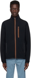 ZEGNA Black Paneled Sweatshirt