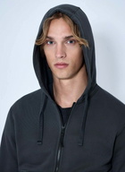 Stone Island Hooded Zip-Up Sweatshirt