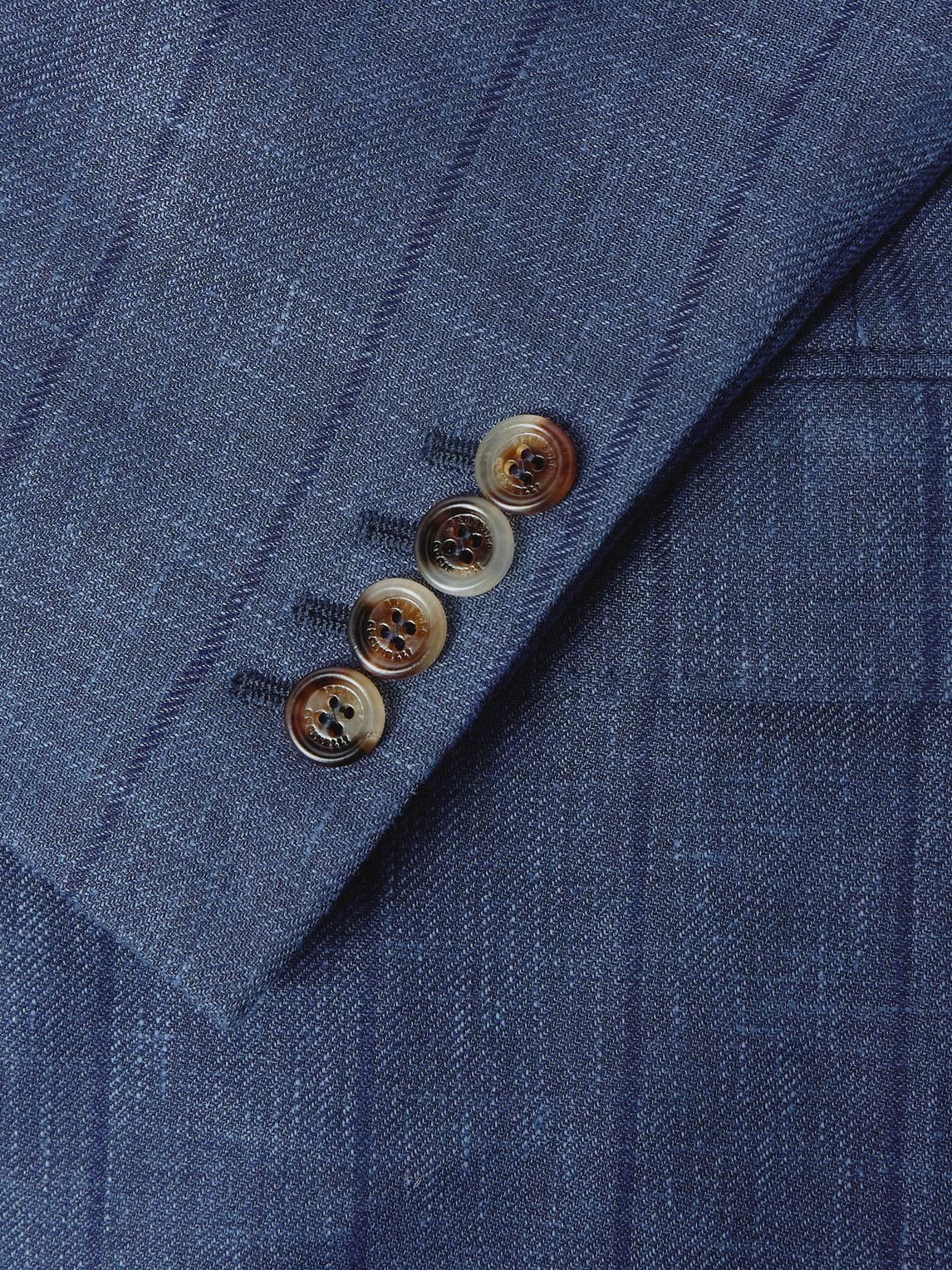 Brunello Cucinelli Brunello Cucinelli Avio-coloured linen blend jacket