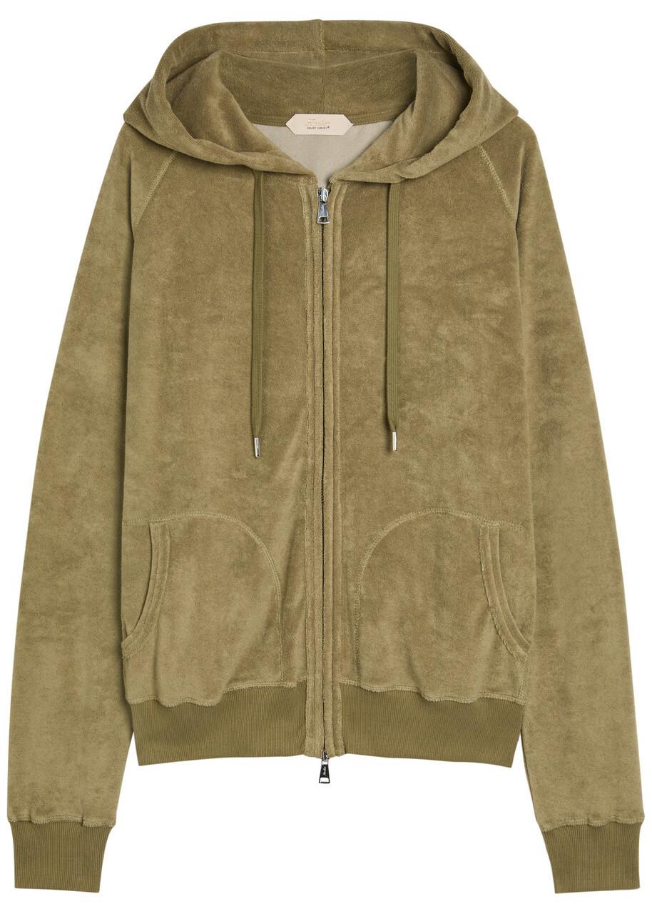 Aurélien Hooded Terry Jumper Khaki
