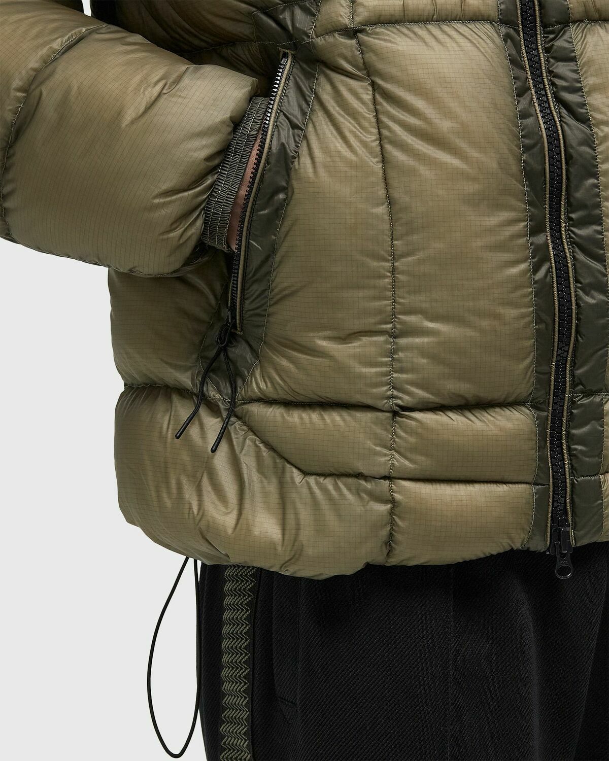 C.P. Company D.D. Shell Hooded Down Puffer Jacket Grey Mens Down & Puffer Jacket