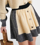 Loewe Wool miniskirt