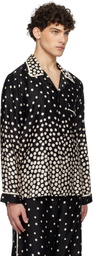 Anna Sui Black Polka Pyjama Shirt