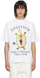 Online Ceramics White Together Turtle T-Shirt
