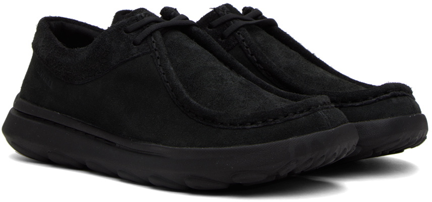 Merrell ブラック ローファー Merrell 1TRL Black Hut Moc 2 Leisure SE Loafers Merrell 1TRL