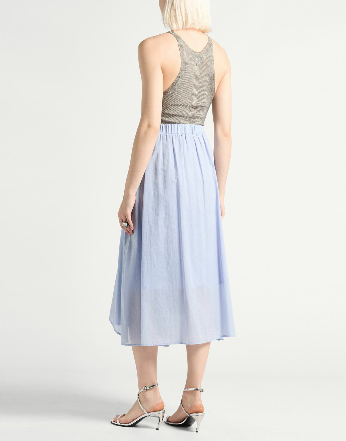 Peserico Womens Midi skirt Light in Blue