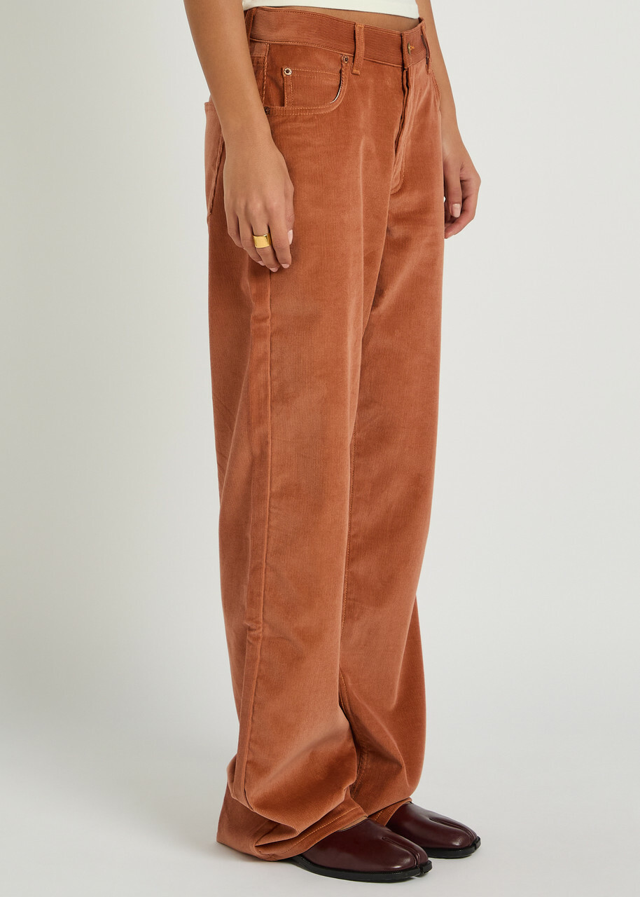 B Sides Bec Straight-leg Corduroy Jeans Brown