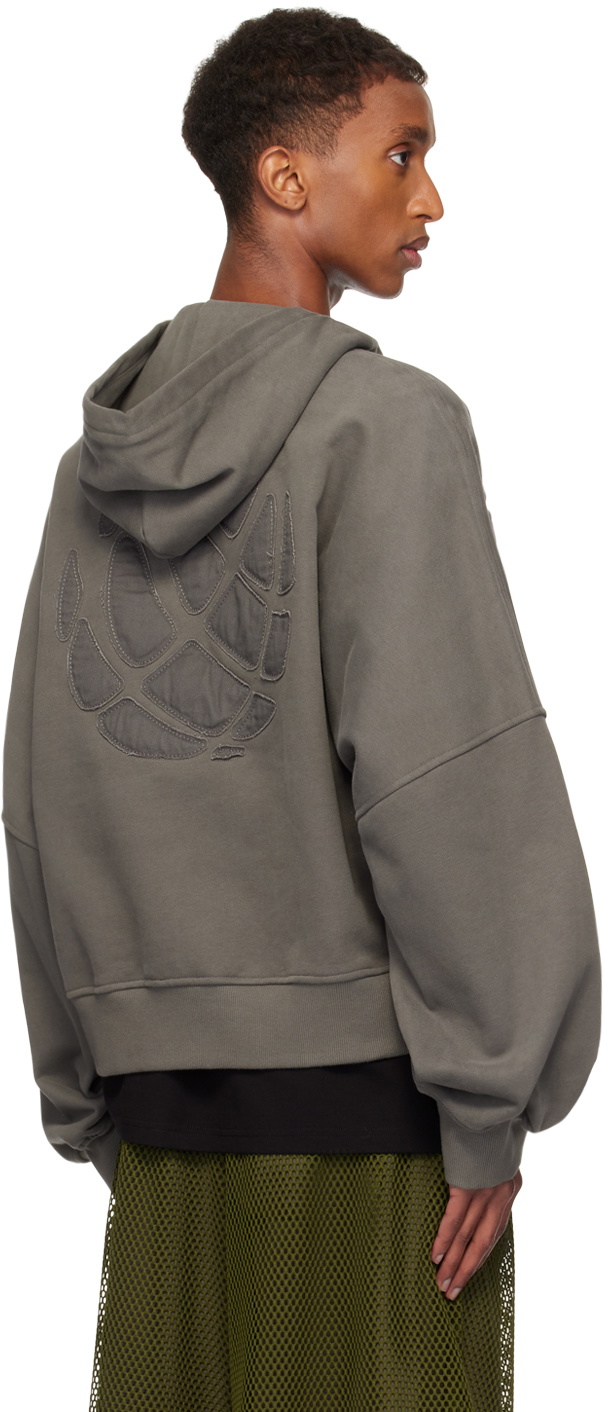 NAMESAKE Gray Chester Pullover Hoodie