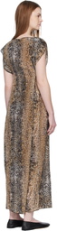 Baserange Beige Rema Maxi Dress
