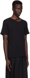 LGN Louis Gabriel Nouchi Black Cutout T-Shirt