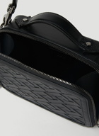 Versace - Greca Mini Messenger Crossbody Bag in Black