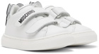 Moschino Baby White Teddy Sneakers
