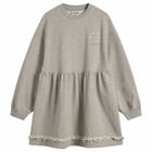 GANNI Women's Isoli Crewneck Peplum Dress in Paloma