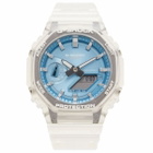 G-Shock GA-2100BM-7A2ER Watch in Silver/Blue 
