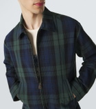 JW Anderson Checked cotton seersucker blouson jacket