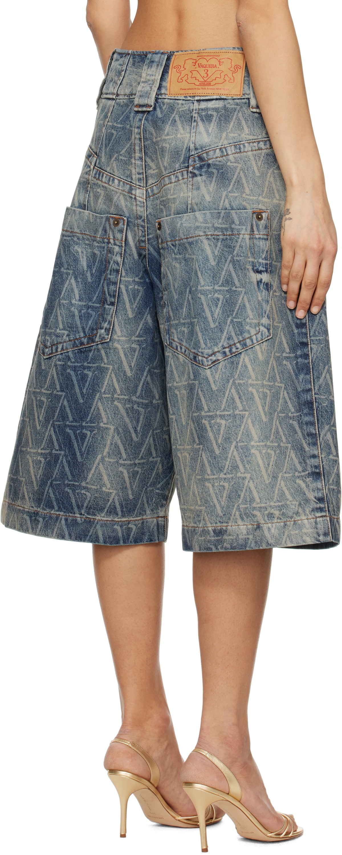 VAQUERA Blue Baby Denim Shorts