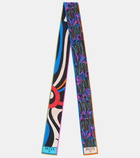 Pucci Printed silk twill scarf