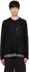 and wander Black Alpha Direct Sweatshirt