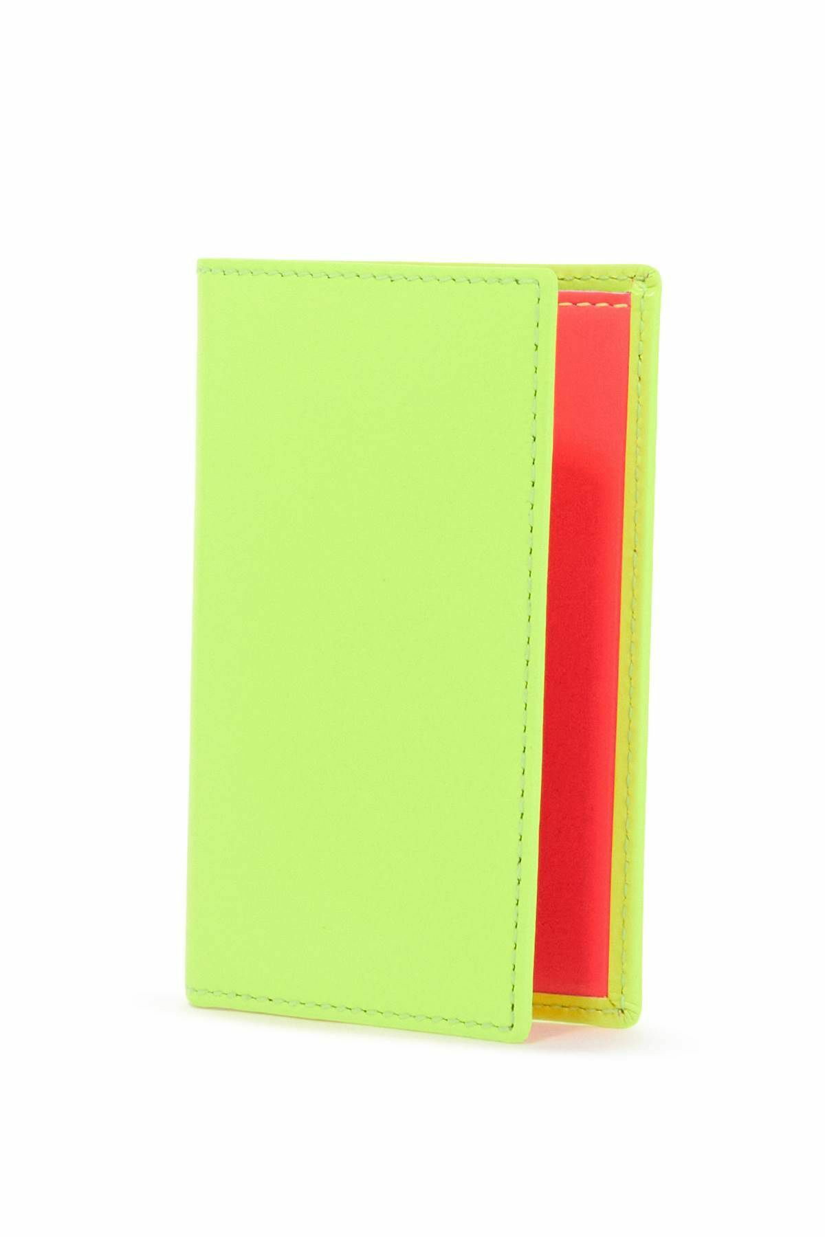 折りたたみ財布 COMME DES GARCONS WALLET super fluo wallet portfolio COMME des GARCONS SUPER FLUO Bi-fold wallet Yellow SA2100SF