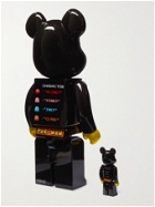 BE@RBRICK - 100% 400% Pac-Man Figurines Set - Black
