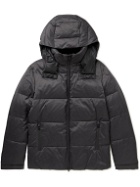 Fendi - Reversible Quilted Logo-Print Nylon Hooded Down Jacket - Black