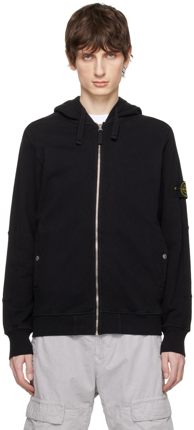 Hoodie zipper outlet stone island