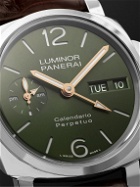 Panerai - Luminor Perpetual Calendar Automatic 44mm Platinumtech and Alligator Watch, Ref. No. PAM00715