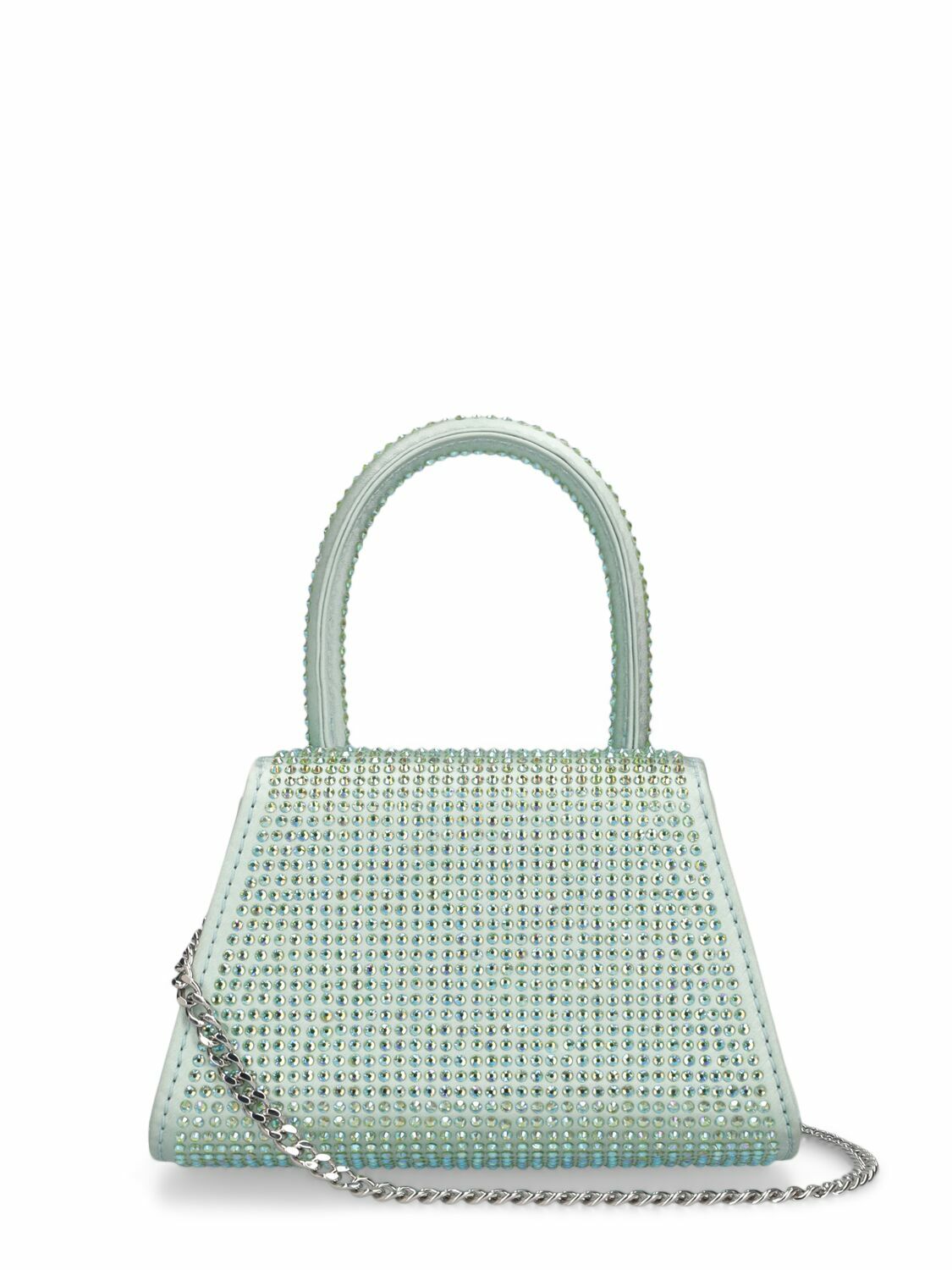 SELF-PORTRAIT - Micro Crystal Embellished Silk Bag Self-Portrait