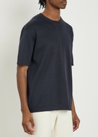 Herno Fine Cotton-knit T-shirt Navy