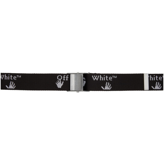 Photo: Off-White Black New Logo Belt