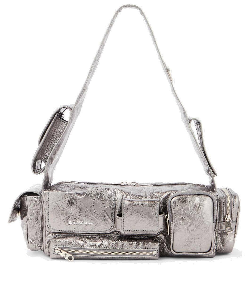 ●送料込●BALENCIAGA●メガジップ Leather Shoulder Bag Balenciaga Alligator Leather Medium Shoulder Bag In Gris | eBay