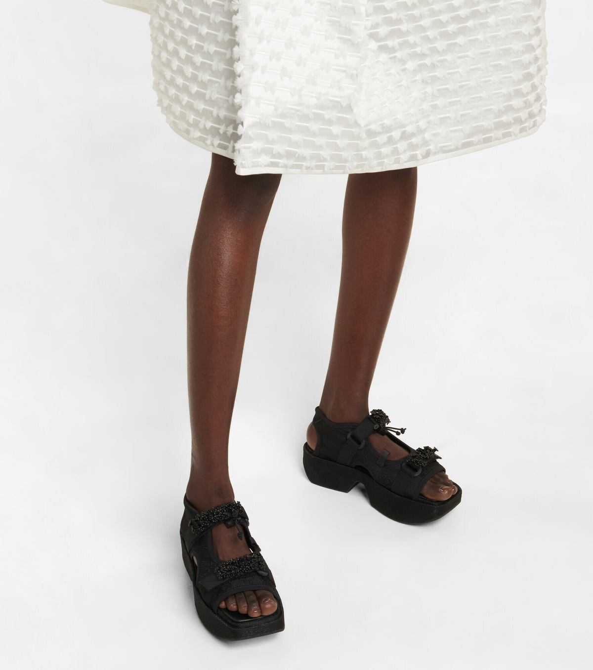 cecilie bahnsen my sandal 37サイズ Cecilie Bahnsen - May embellished jacquard sandals Cecilie