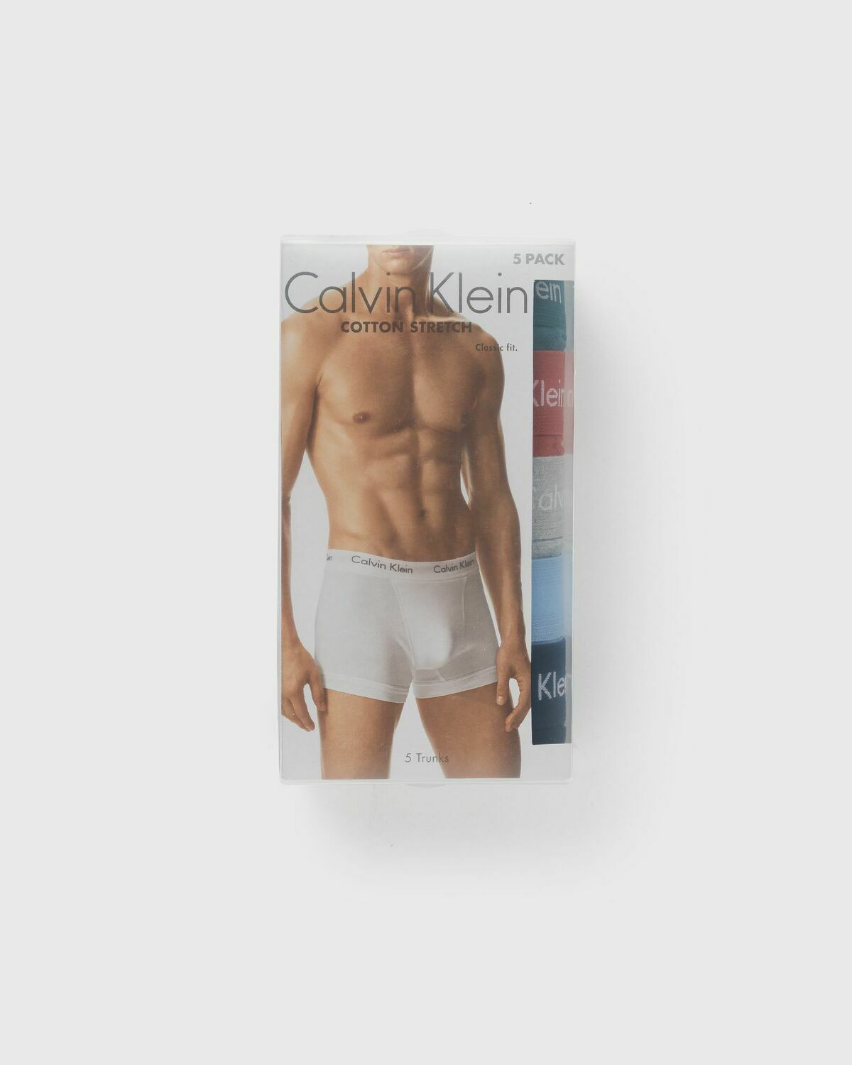 Calvin Klein Men's Low Rise Trunks 3-Pack Classic Fit, Cotton Stretch  Underwear