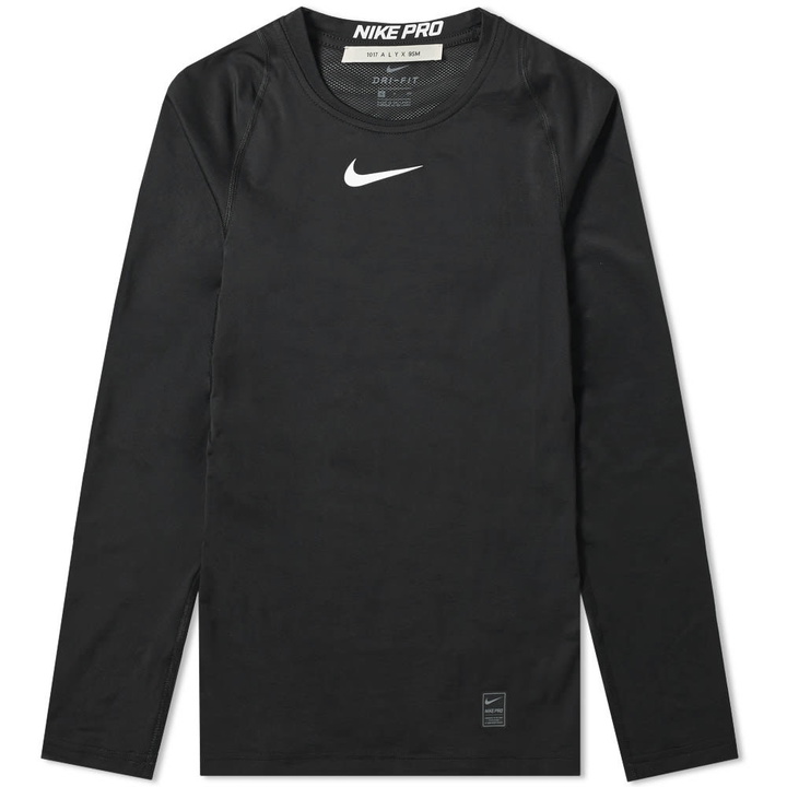 Photo: 1017 ALYX 9SM x Nike Long Sleeve Laser Camo Tee Black