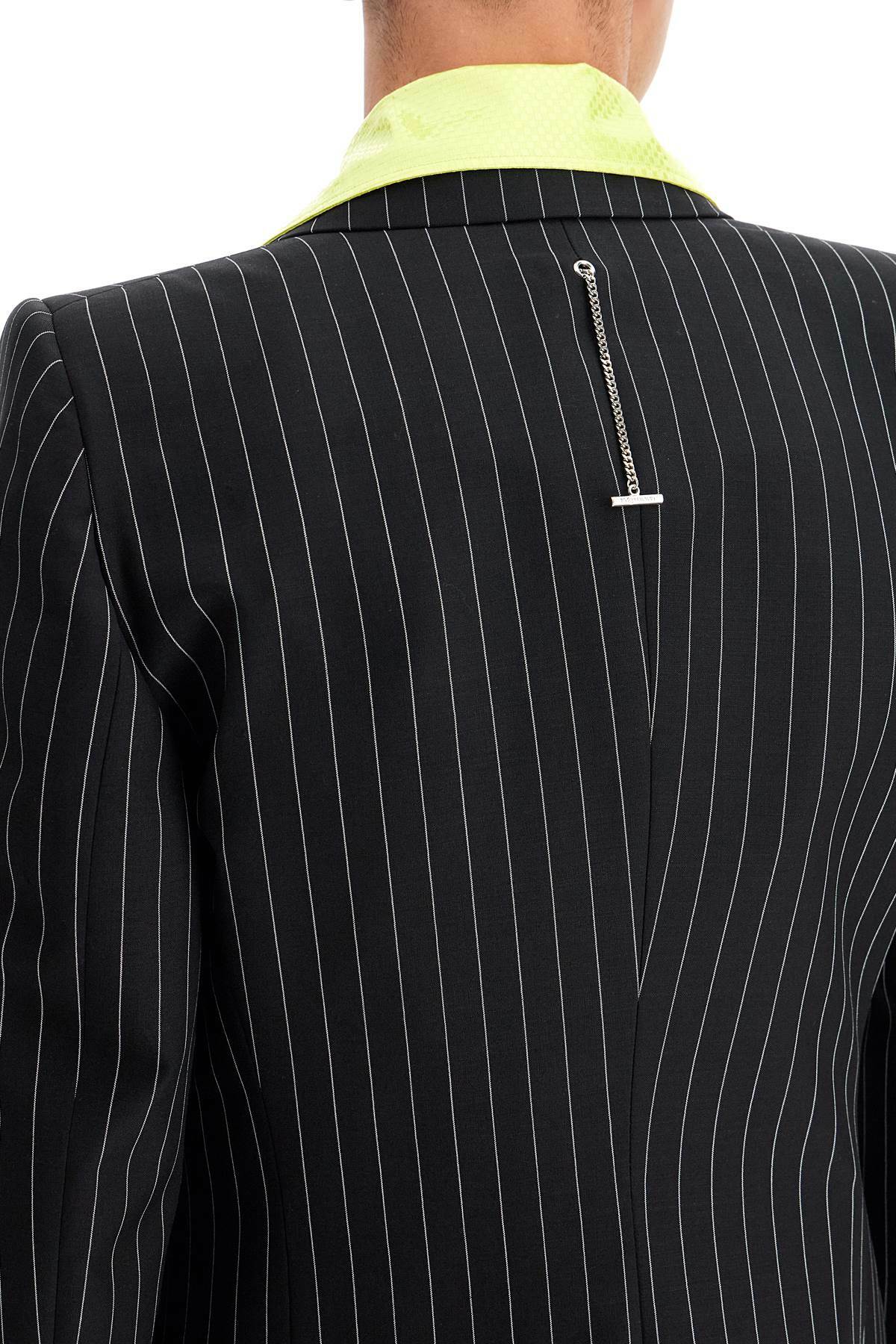 ALEXANDER MCQUEEN 'striped jacket with voluminous Black Alexander