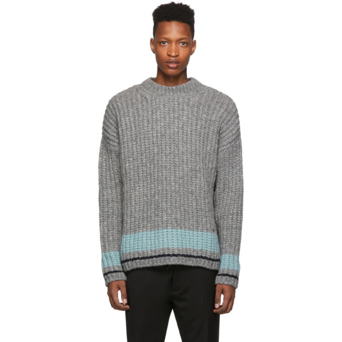 Photo: Dsquared2 Grey Knit Sweater