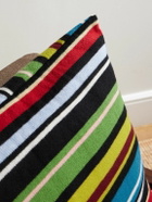 The Elder Statesman - Racing Striped Cashmere Pillow