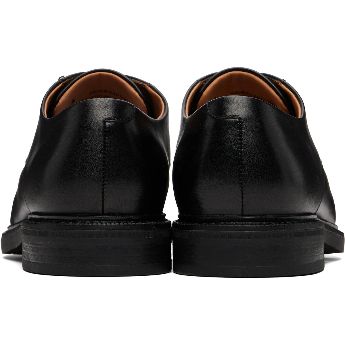 Polo Ralph Lauren Black Asher Captoe Derbys