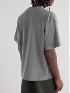 Paria Farzaneh - Still Standing Printed Garment-Dyed Cotton-Jersey T-Shirt - Gray