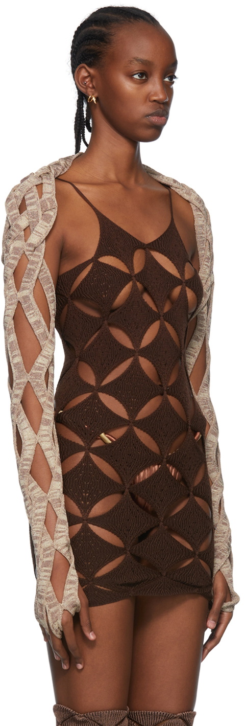 Isa Boulder Taupe Basket Gloves