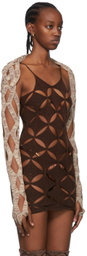 Isa Boulder Taupe Basket Gloves