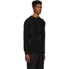 Comme des Garcons Homme Black Multifabric Sweater