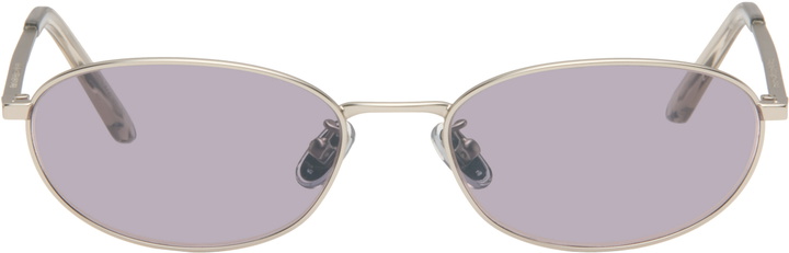 Photo: RETROSUPERFUTURE Silver Uovo Sunglasses