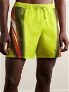 Saturdays NYC - Oakley Timothy Straight-Leg Mid-Length Printed Swim Shorts - Green