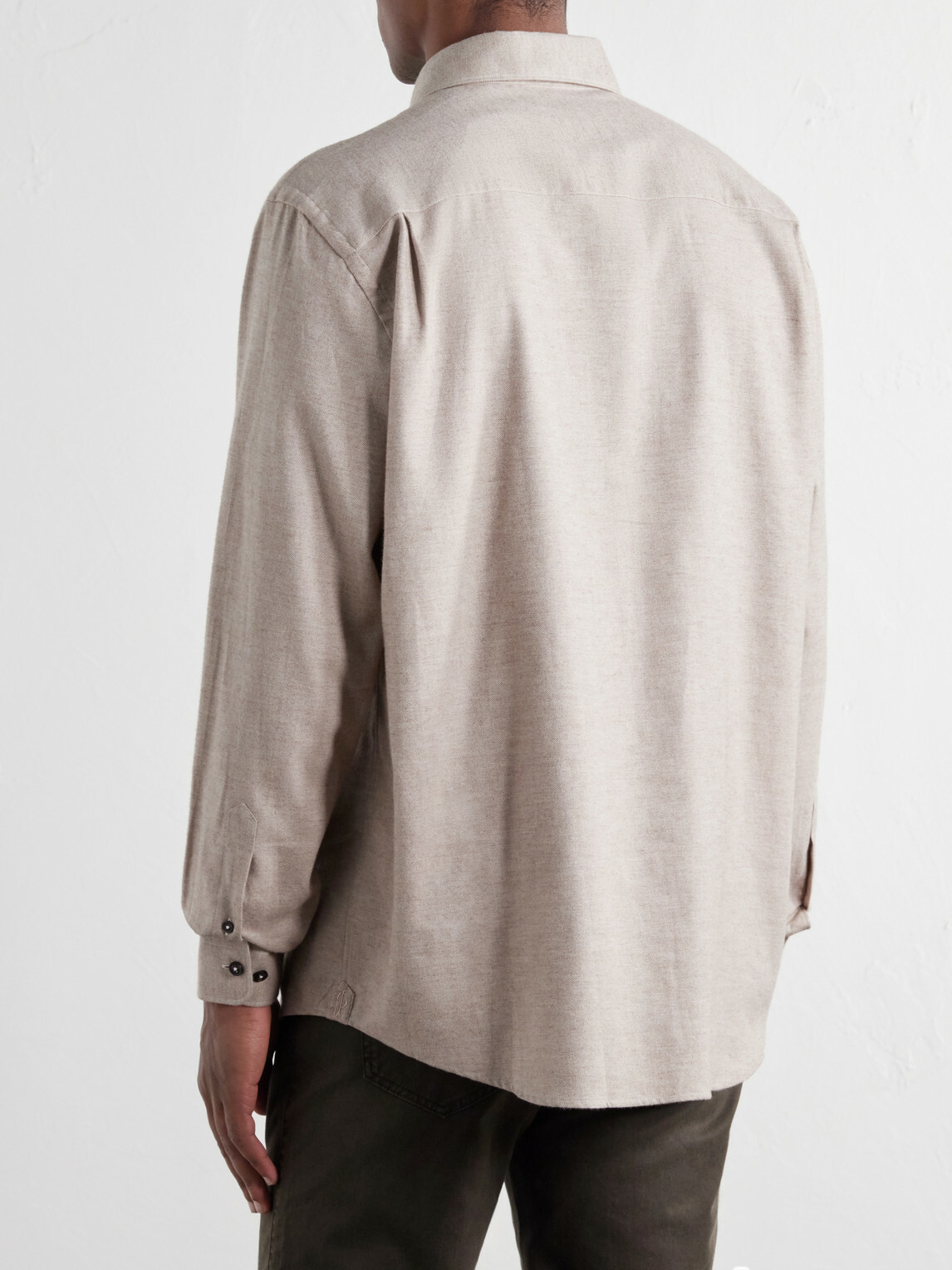 Purdey - Cotton-Herringbone Shirt - Brown