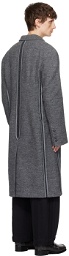 Eckhaus Latta Gray Form Coat