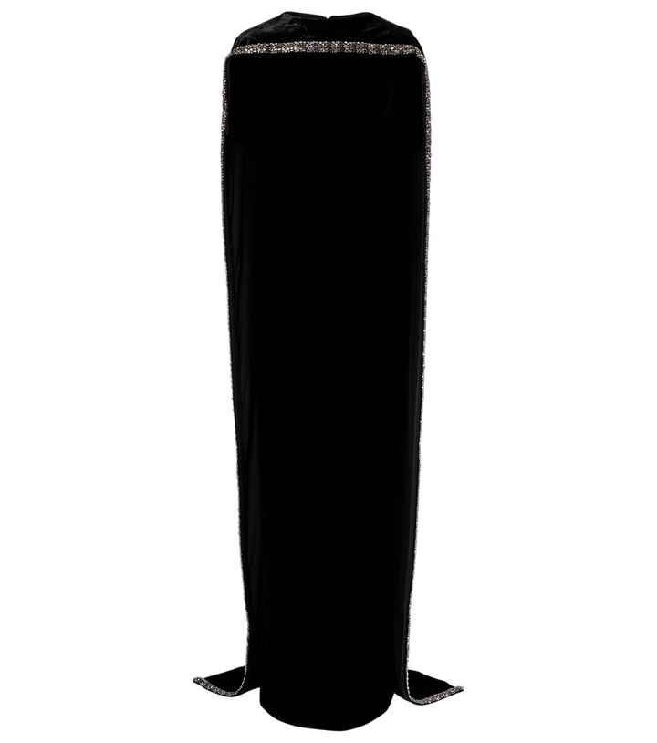 Photo: Roland Mouret Caped embellished velvet gown