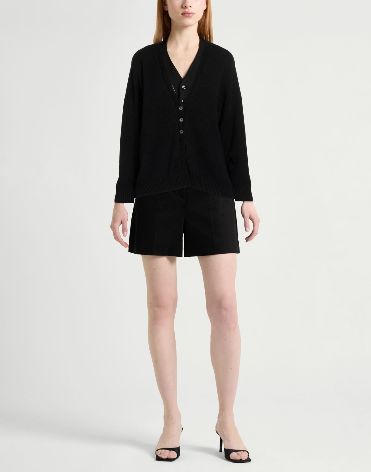 Manila Grace Womens Cardigan in Black
