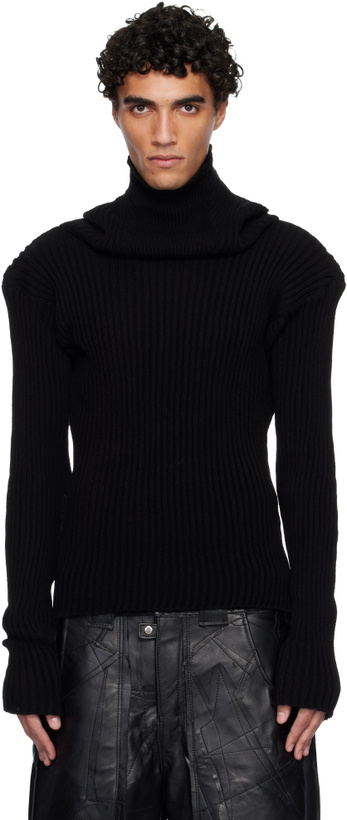 Photo: Swampgod Black Palombaro Knit Sweater